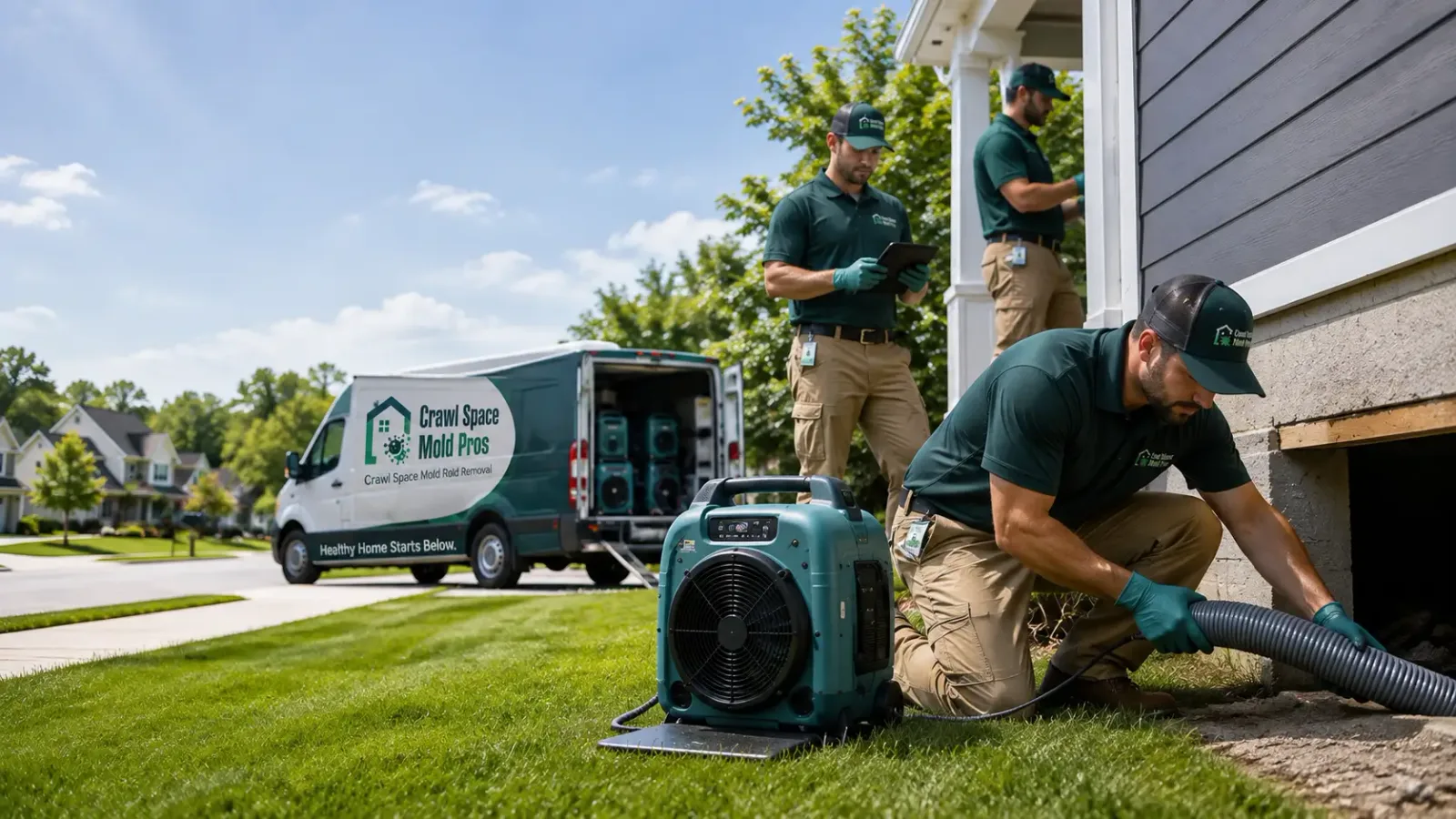 Crawl Space Mold Removal in South Beloit, IL